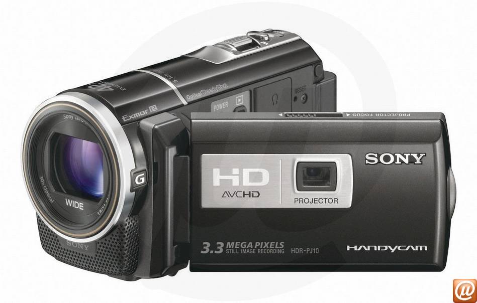 HDR-PJ10 - Filmadora Digital Sony HandyCam com Projetor, 16GB Memria Interna, 30x Zoom ptico e Tela LCD 3".